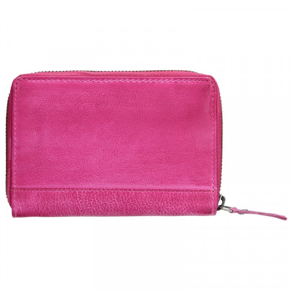 Női bőr pénztárca Lagen Agata - rózsaszín