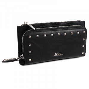 Női pénztárca Doca 65001 - fekete