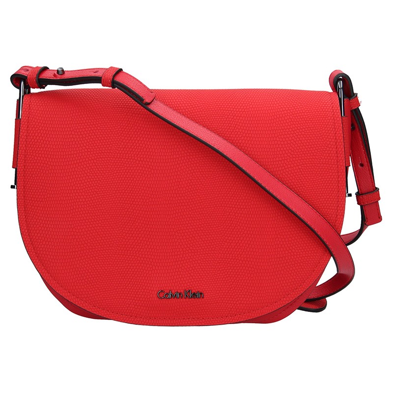 Calvin Klein Arch nagyméretű nyeregtáska - piros