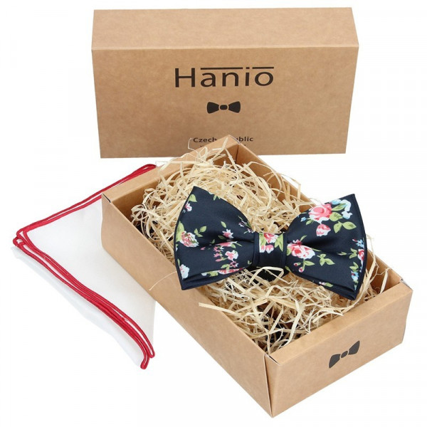 Nyakkendő és csokornyakkendő szett Hanio K0255