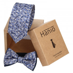 Nyakkendő és csokornyakkendő szett Hanio K0454