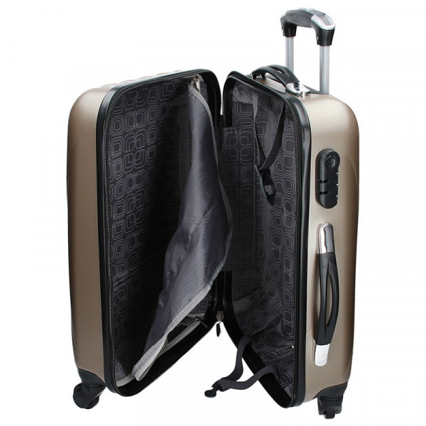 Két darabos Madisson Travel bőrönd készlet - bordó színben