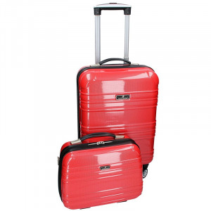 Két Madisson Elma bőrönd készlet - piros