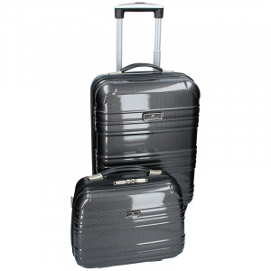Két Madisson Elma bőrönd készlet - fekete és szürke