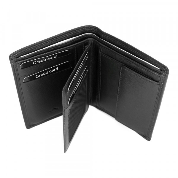 Férfi bőr pénztárca SendiDesign 321 - fekete