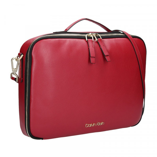 Női Calvin Klein Eleonor laptop táska - burgundi