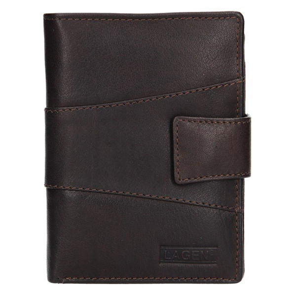 Pánská kožená peněženka Lagen Conor - černá