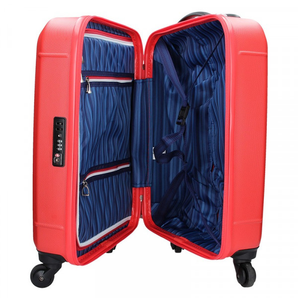 Kabinos bőrönd U.S. POLO ASSN. AURE - piros