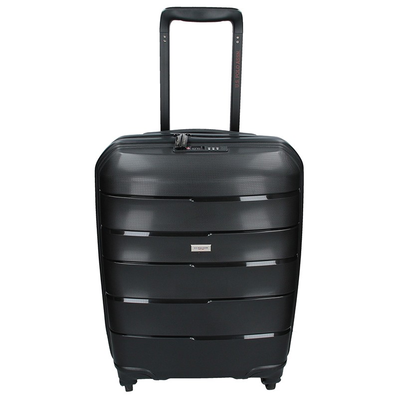 Kabinos bőrönd U.S. POLO ASSN. ROUS - fekete