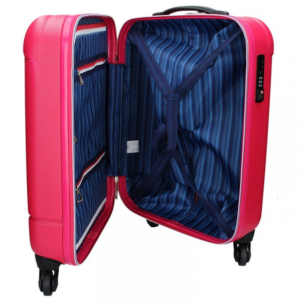 U.S. POLO ASSN PALMS kabinos bőrönd - rózsaszín