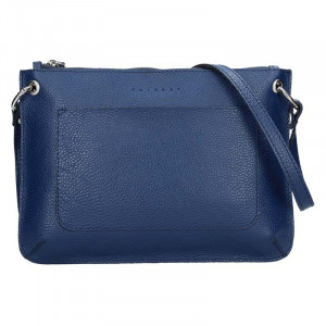 Divatos női bőr crossbody táska Facebag Nicol - kék
