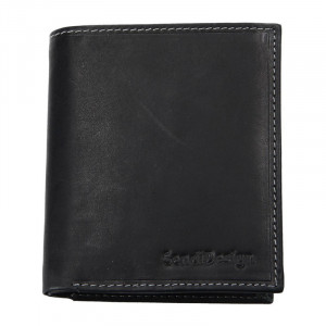 Pánská kožená peněženka SendiDesign 5758 (P) VT - černá