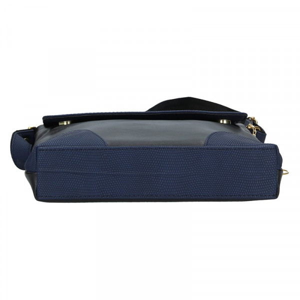 Női keresztbőrönd Felice A11 - kék-fekete
