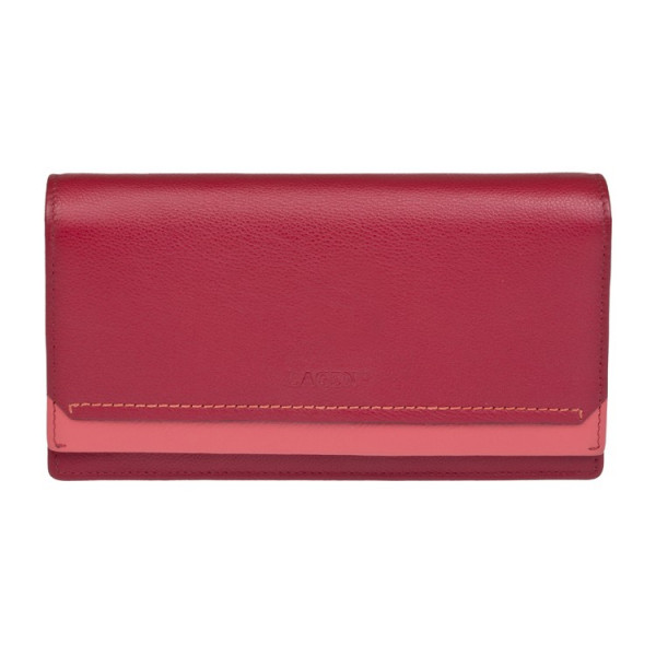 Dámská kožená peněženka Lagen Nikol - červená