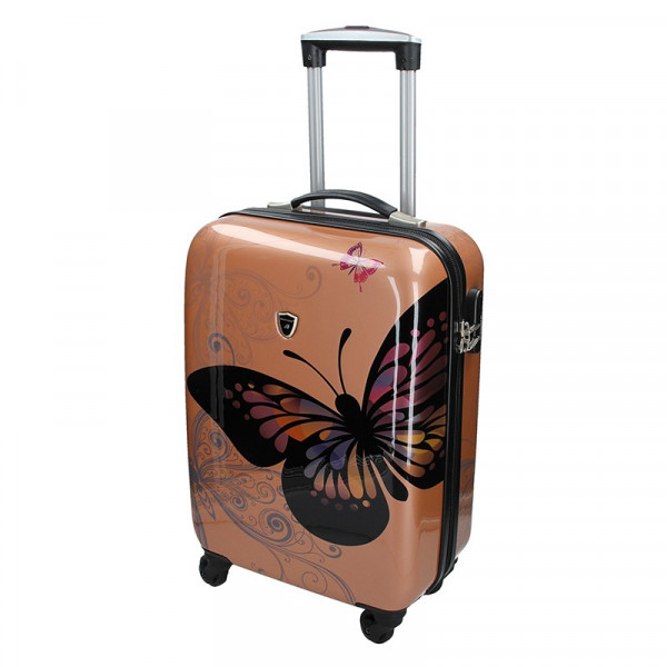 Két Madisson Ritta bőrönd készlet - rózsaszín-arany