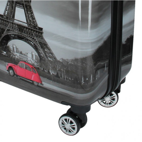 3 darabos Madisson Eiffel bőrönd készlet S,M,L