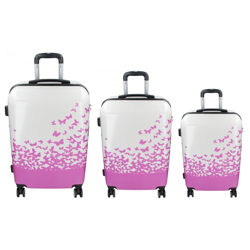 3 darabos Madisson Erica bőrönd készlet S,M,L