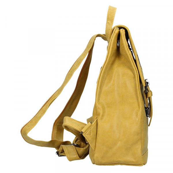 Modern női hátizsák Enrico Benetti Vilma - sárga