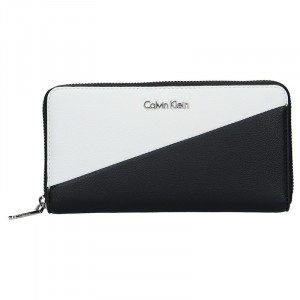 Női Calvin Klein Almera pénztárca - fekete-fehér