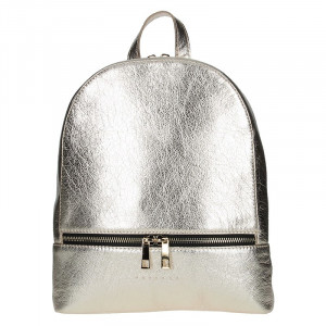 Dámský kožený batoh Facebag Paloma - zlatá