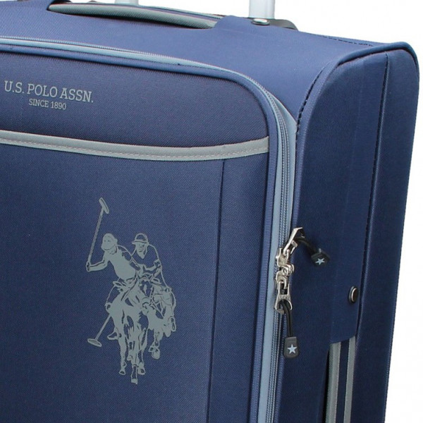 Kabinos bőrönd U.S. POLO ASSN. Mauris L - kék