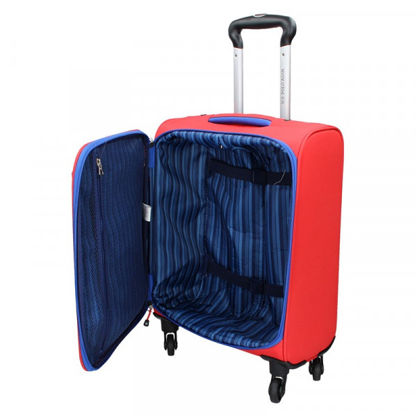 U.S. POLO ASSN Boston S kabinos bőrönd - piros