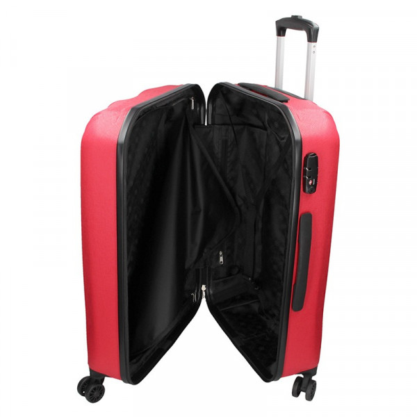 3 darabos Marina Galanti Fuerta bőrönd készlet S, M, L - sötétszürke színben