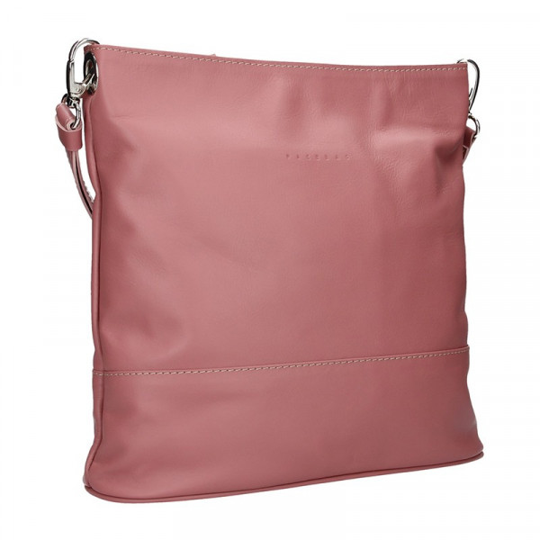 Női bőr crossbody táska Facebag Karla - pink