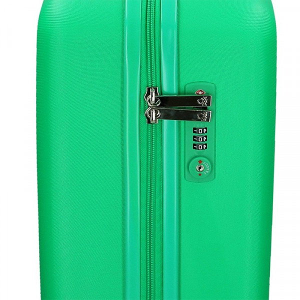 United Colors of Benetton Aura kabinos bőrönd - zöld