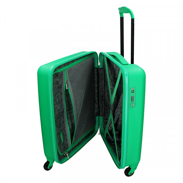 United Colors of Benetton Aura kabinos bőrönd - zöld