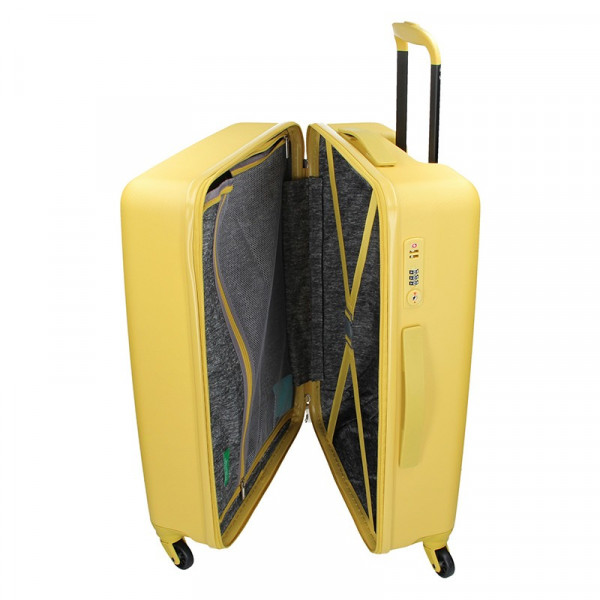 United Colors of Benetton Aura S kabinos bőrönd - fekete