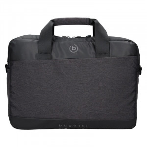 Férfi laptop táska Bugatti Lopes - fekete-szürke