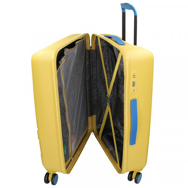 United Colors of Benetton Kanes S kabinos bőrönd - fekete