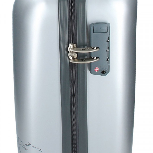 Ciak Roncato World S kabinos bőrönd - ezüst