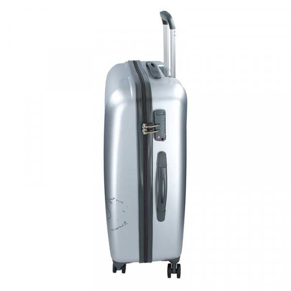 Ciak Roncato World S kabinos bőrönd - ezüst