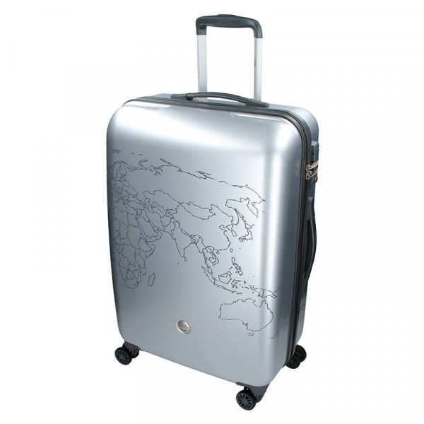 Ciak Roncato World L kabinos bőrönd - ezüst