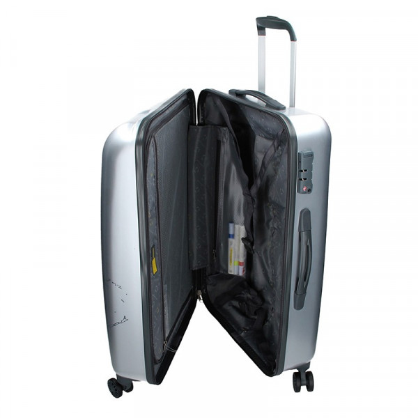 Ciak Roncato World L kabinos bőrönd - ezüst