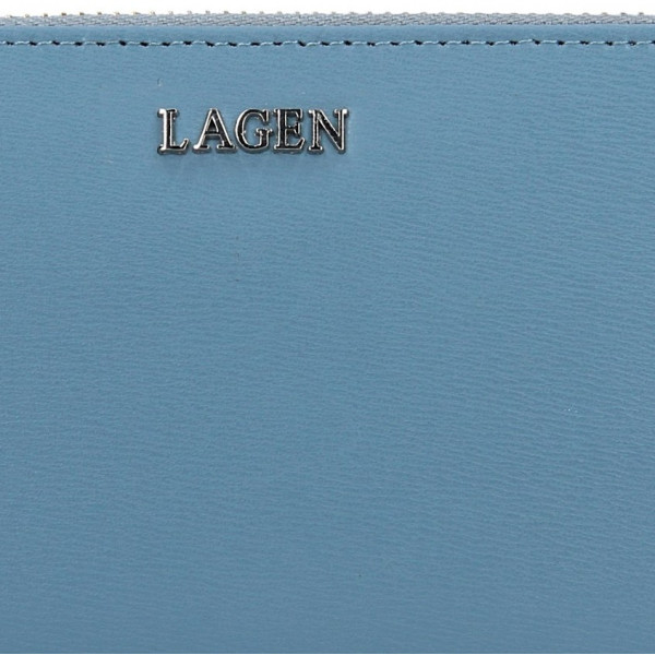 Női bőrtárca Lagen Dita - kék