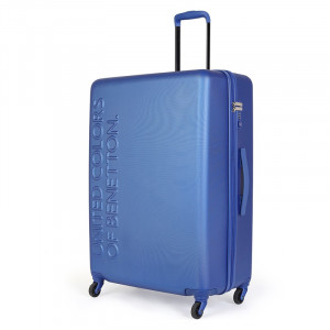 Cestovní kufr United Colors of Benetton Timis L - modrá