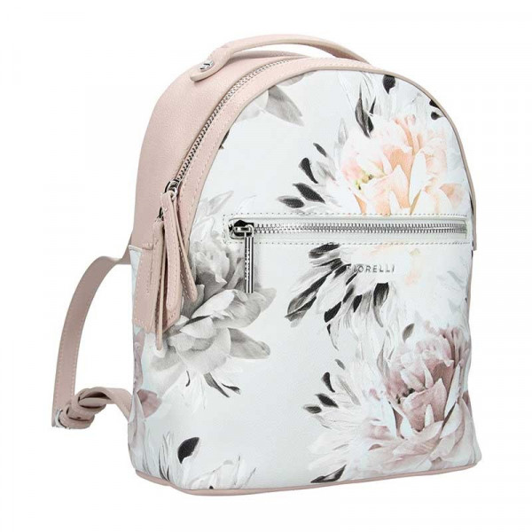Női hátizsák Fiorelli Alberta - rózsaszín és fehér