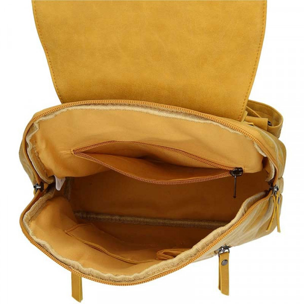Modern női hátizsák Enrico Benetti Tinna - sárga