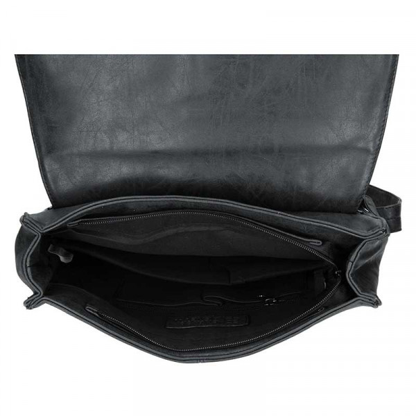 Nagyméretű, divatos hátizsák Enrico Benetti Amsterdam - fekete