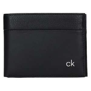 Calvin Klein Lukes férfi bőr pénztárca - fekete