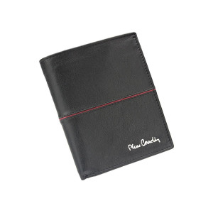 Pánská kožená peněženka Pierre Cardin Jomar - černo-červená