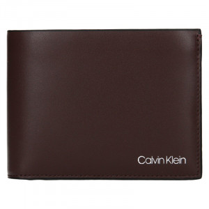 Calvin Klein Ferian férfi bőr pénztárca - sötétbarna