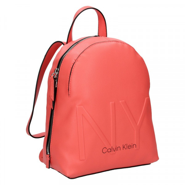 Női Calvin Klein Klea hátizsák - korall színben