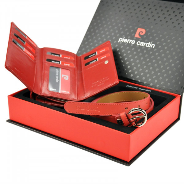 Pierre Cardin Veronica luxus női ajándék szett - piros