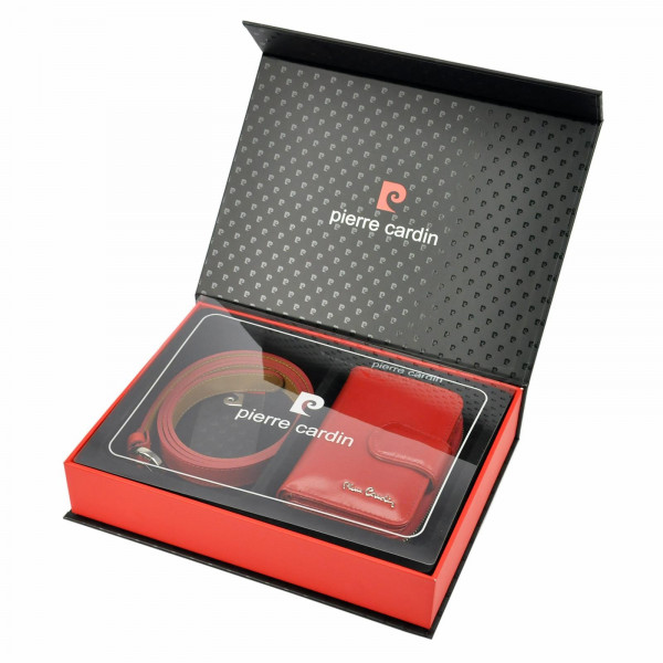 Pierre Cardin Monica luxus női ajándék szett - piros