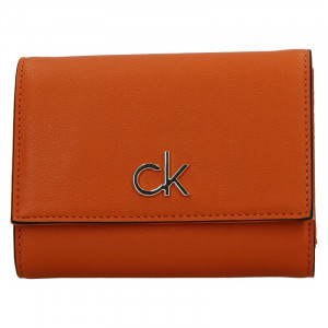 Női Calvin Klein Trifoldia pénztárca - narancssárga