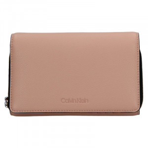 Dámská peněženko-kabelka Calvin Klein Minies - růžová